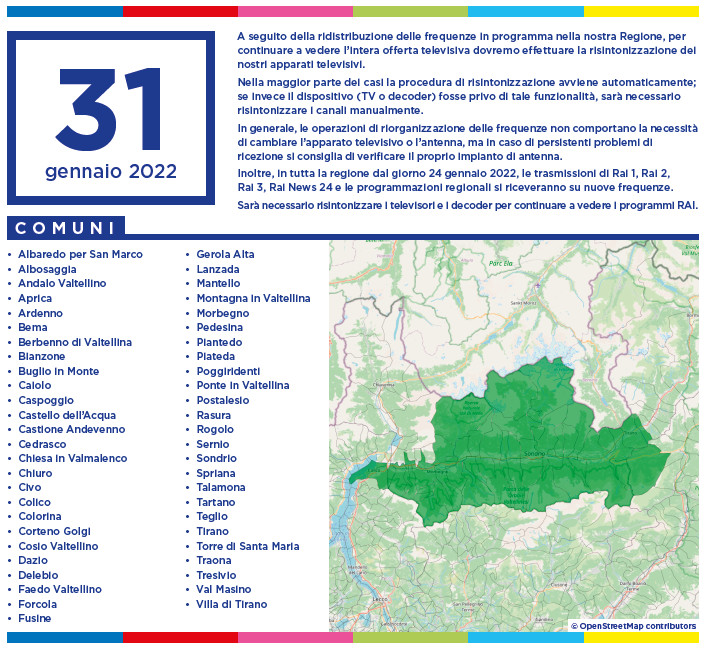 lista comuni 31 gennaio lombardia