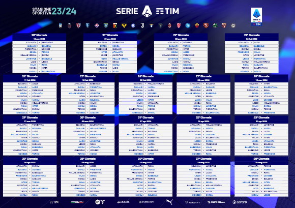 calendario serie a 2023-24 ritorno